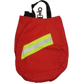 LINE2design Firefighter SCBA Air Pak Respirator Firefighter Mask Face Piece Bag for First Responder - Red
