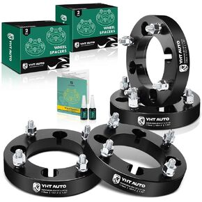 YHTAUTO 4x137mm to 4x156mm Wheel Adapters 1 inch Fits Bombardier, Can-Am, Kawasaki Models, Forged wheel adapters & spacers 1 inch with M12x1.5 Studs 110mm Hub Bore, Not Hubcentric, 2Pcs, Black