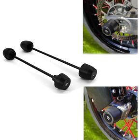 Xitomer Front and Rear Fork for DRZ400SM / DRZ400S 2000-2023 DRZ400SE Sliders Wheel Protector Front and Rear Axle Slider Crash Pads DRZ400SM Frame Sliders/Sliders Crash Protector