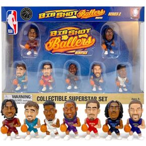 Party Animal NBA TeenyMates 2023 Mini Big Shot Baller Gift Set Series 2 Superstar Collector Gift Box Set