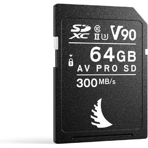 Angelbird - AV PRO SD MK2 V90-64 GB - SDXC UHS-II Memory Card - Widely Compatible - up to 6K RAW - for Burst Photography and High-Bitrate Video Production - High-Speed Performance