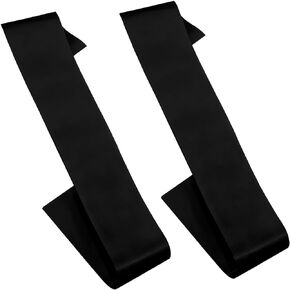 Blank Satin Sashes Penta Angel 2Pcs Plain Pageant Decorate Sashes for Graduation Birthday Bridal Shower Wedding Party DIY Supplies (Black)