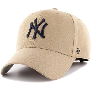 '47 Brand MLB New York Yankees Cap B-MVP17WBV-KHA, Mens, Beige/Khaki,