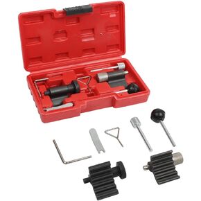 Engine Timing Tools Kit Diesel Engine Camshaft Alignment Tool Compatible for VW A.udi S.EAT S.koda 1.9L 2.0L TDI PD DOHC Engine High-precision Crankshaft Locking Tool Timing Belt Tensioner Tool