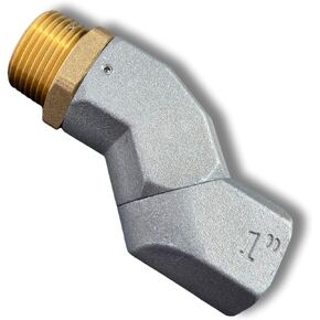 1 Inch Fuel Hose Swivel 360 Rotating Connector for Fuel Transfer Pump Nozzle Multi Plane Fuel Plane Swivel, 1 NPT
