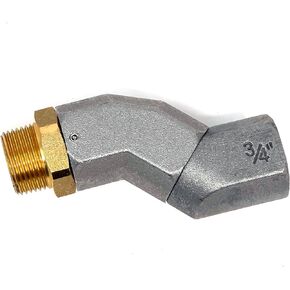 1 Inch Fuel Hose Swivel 360 Rotating Connector for Fuel Transfer Pump Nozzle Multi Plane Fuel Plane Swivel, 1 NPT