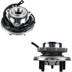 515078 Front 2PCS Wheel Bearing and Hub Assembly Compatible with Ford Explorer 2006-2010, Sport Trac 2007-2010, Mercury Mountaineer 2006 2007 2008 2009 2010, 5 Lug Bolts w/ABS