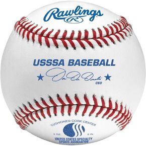 Rawlings | USSSA Baseballs | Tournament Grade | ROLBUSSSA | Youth/14U | 12 Count
