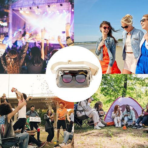 تمت الموافقة على ملعب فاني باك الشفاف، حقيبة حزام شفافة حقيبة خصر شفافة مع حزام قابل للتعديل للرجال والنساء والرياضات والتسوق والسفر والمشي لمسافات طويلة والجري والشاطئ والحفلات الموسيقية. in Kuwait