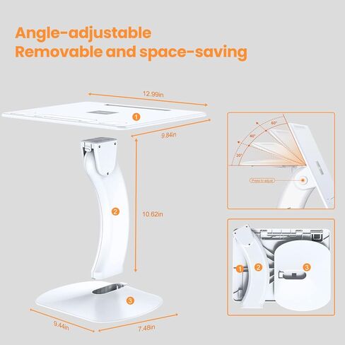 حامل قراءة الكتب من OATSBASF، حامل كتب قابل للتعديل بارتفاع مع مشبك كتب، حامل كتب للقراءة بدون استخدام اليدين، حامل كتب مريح صديق للأطفال، حامل قراءة كتب محمول لأريكة أرضية السرير in Kuwait