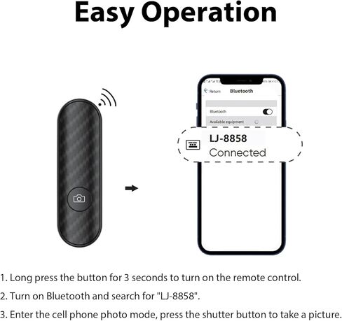 جهاز تحكم عن بعد لاسلكي لعصا سيلفي ثلاثية القوائم للهاتف in Kuwait