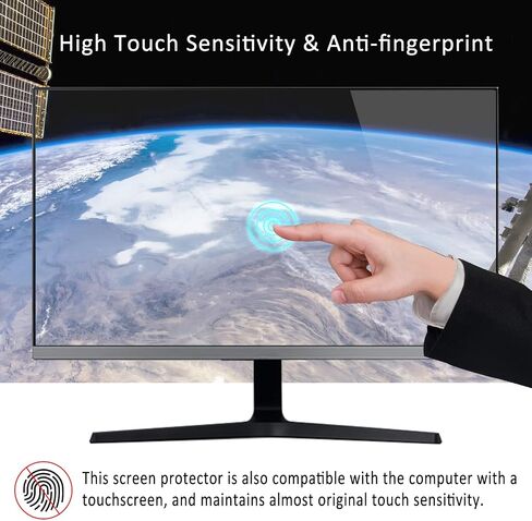 2 Pack 27" Anti Glare Matte Screen Protector for Sceptre/LG/Dell/HP/Acer/ViewSonic/ASUS/Aoc/Samsung/KOORUI/InnoView/CRUA/BenQ/SANSUI Diagonal 27" 16:9 LED PC Screen Gaming Monitor (23.5" x 13.3" / W x H) in Saudi Arabia