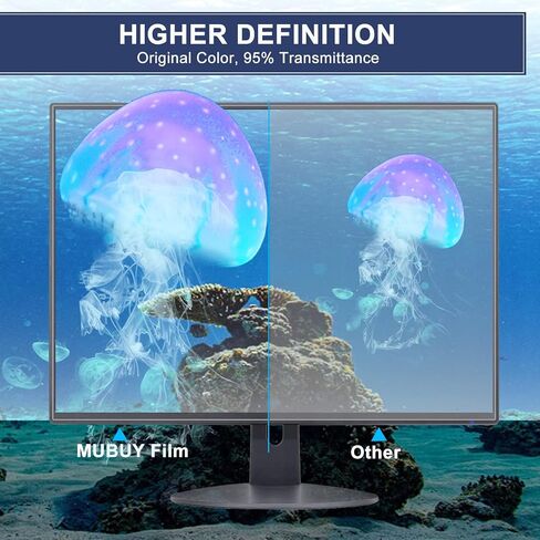 2 Pack 27" Anti Glare Matte Screen Protector for Sceptre/LG/Dell/HP/Acer/ViewSonic/ASUS/Aoc/Samsung/KOORUI/InnoView/CRUA/BenQ/SANSUI Diagonal 27" 16:9 LED PC Screen Gaming Monitor (23.5" x 13.3" / W x H) in Saudi Arabia
