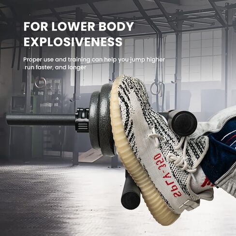 Tib Bar, Tibia Dorsi Calf Raise Machine, Professional Tibialis Trainer for Strength Training Calves/Shins/Ankles and Ripping Lower Leg Muscles,Fit 1" Weight Plates - All Shoe Sizes for Men/Women in Kuwait