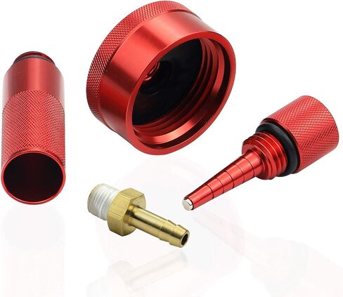 Aluminum Extended Run Gas Cap Adapter Mess Free Oil Changes Funnel Magnetic Tip Dipstick Oil Dip Stick Compatible for Honda Generator EU2000i EU1000i EU3000i in Saudi Arabia
