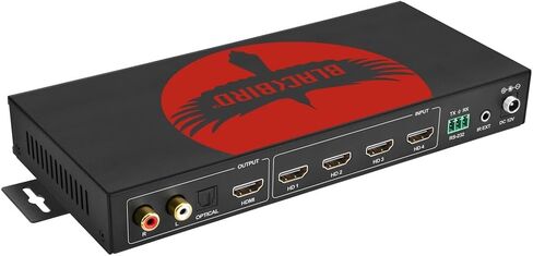 Monoprice Blackbird 4K60 Multiviewer Seamless UHD Video Switcher for Professional AV Installations, HDMI 2.0b, HDCP 2.2 and 1.x Audio Extraction, 18Gbps Video Bandwidth - Pro-Series in Saudi Arabia