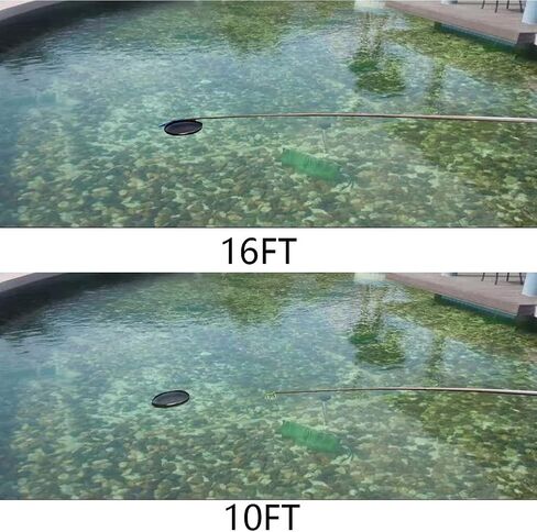 مسترد قرص الجولف، مسترد عمود القرص المتداخل المحمول القابل للتمديد، أداة انتزاع 3 في 1 مع خطاف يمتد إلى 16 قدمًا للرياضات الخارجية in Kuwait