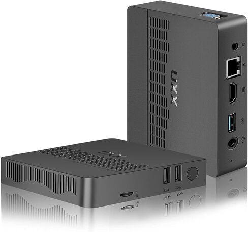 أحدث كمبيوتر شخصي صغير لعام 2023، كمبيوتر مكتبي N5095، ذاكرة وصول عشوائي DDR4X سعة 8 جيجابايت/256 جيجابايت M.2 2280 SSD+قابل للتوسيع M.2 2242 SSD+M.2 WiFi، شاشة ثلاثية 4K مع ماوس/USB/BT/LAN/HD/Type-C/ إطار معدني-ذهبي in Saudi Arabia