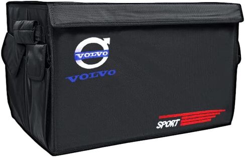 for Volvo S60 V60 S90 V90 XC40 XC60 XC90 Car Trunk Organizer, Waterproof Foldable Portable Multipurpose Storage Box, Tool Grocery Bag Organizer (WEWSND-9) in Kuwait