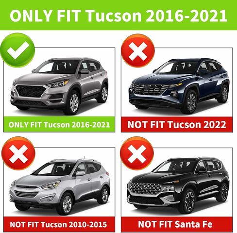 Marretoo for Hyundai Tucson Cargo Cover 2016 2017 2018 2019 2020 2021 لملحقات Hyundai Tucson غطاء صندوق السيارة الأسود القابل للسحب غطاء درع الأمان in Kuwait
