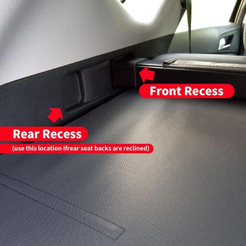 Marretoo for Hyundai Tucson Cargo Cover 2016 2017 2018 2019 2020 2021 لملحقات Hyundai Tucson غطاء صندوق السيارة الأسود القابل للسحب غطاء درع الأمان in Kuwait