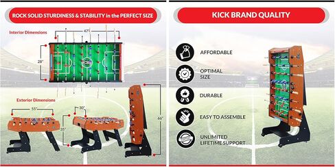 KICK Majesty 55" Folding Foosball Table in Saudi Arabia