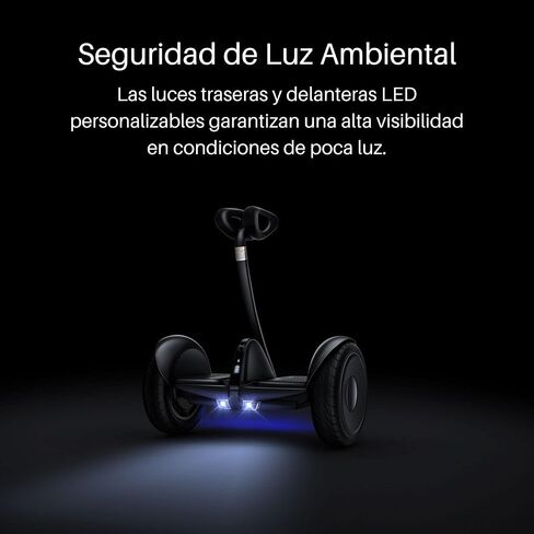 سكوتر كهربائي ذكي ذاتي التوازن Segway Ninebot S/S MAX/S2 - محرك قوي، 10/11.2/12.4 ميل في الساعة، لوح طائر مع ضوء LED، متوافق مع مجموعة Gokart، معتمد من UL-2272 in Saudi Arabia