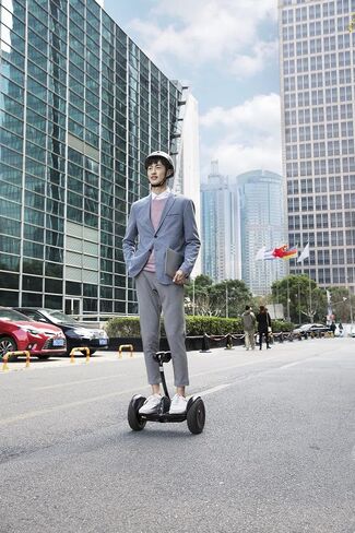 سكوتر كهربائي ذكي ذاتي التوازن Segway Ninebot S/S MAX/S2 - محرك قوي، 10/11.2/12.4 ميل في الساعة، لوح طائر مع ضوء LED، متوافق مع مجموعة Gokart، معتمد من UL-2272 in Saudi Arabia