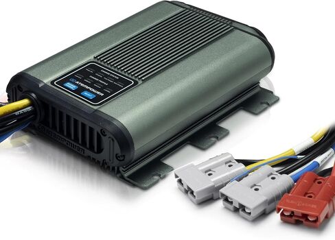 ATEM POWER 25A 12V DC to DC Battery Charger with Anderson Plug Reverse Charge MPPT for AGM, Gel, Calcium, Lead Acid, LiFePO4 Batteries of 4WDs, RVs, Campers Multi-Protection Design On-Board Charger in Saudi Arabia