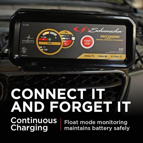 Schumacher SC1340 Fully Automatic Battery Charger and Engine Starter- 55 Amp/10 Amp, 6V/12V or Cars, SUVs and Small Trucks in Saudi Arabia