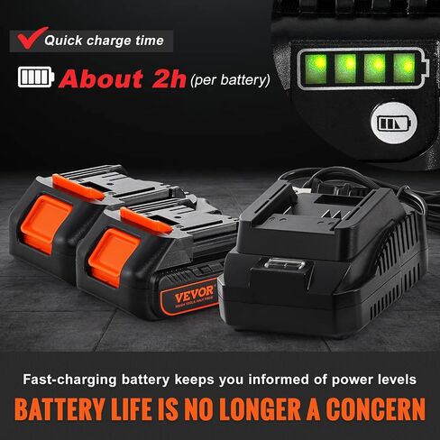 VEVOR Cordless Grease Gun, 20-Volt, 10,000 PSI, 39" Long Hose, Electric Grease Gun Kit Professional High Pressure Battery Powered Grease Gun with Carrying Case, Battery and Charger Included, Black in Saudi Arabia