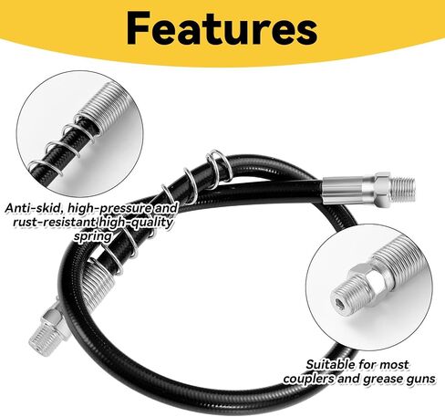 6PCS Grease Gun Tips, Contain 4PCS 1/8 Inch NPT Threads 18G Grease Gun Needle Tips and 2PCS Narrow Grease Needle Dispenser for Lubricating, Used in Narrow Space & Deep Hole Metal in Saudi Arabia