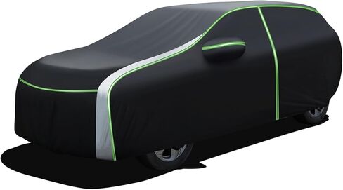 Car Cover for Ford Bronco 4-Door 2021-2024, Full Car Cover All Weather Car Covers for Bronco, Waterproof Outdoor Cover with Zipper Door Reflective Strips in Saudi Arabia