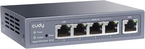 Cudy جهاز توجيه VPN متعدد الشبكات WAN الجديد من Cudy، ما يصل إلى 4 منافذ Gigabit WAN، جهاز توجيه SMB، توازن التحميل، الحماية من البرق، PPTP L2TP WireGuard OpenVPN IPsec VPN Router in Saudi Arabia