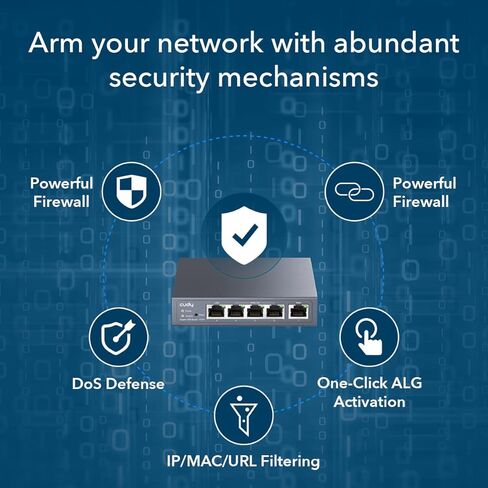Cudy جهاز توجيه VPN متعدد الشبكات WAN الجديد من Cudy، ما يصل إلى 4 منافذ Gigabit WAN، جهاز توجيه SMB، توازن التحميل، الحماية من البرق، PPTP L2TP WireGuard OpenVPN IPsec VPN Router in Saudi Arabia