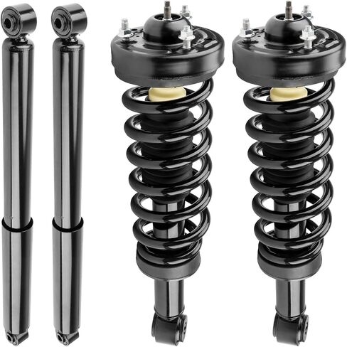 Front And Rear Struts Fit for F150 2004 2005 2006 2007 2008 Mark LT 2006 2008, Complete Quick Shock and Struts with Coil Spring Assembly 171362 * 2 911261 * 2 Struts Full set of 4 in Saudi Arabia