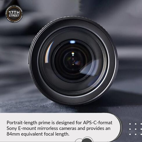 Sigma 56mm f/1.4 DC DN Contemporary Lens for Sony E | E-Mount Lens/APS-C Format, Weather-Sealed Construction, Tiffen 55mm UV Protector Filter, 64GB Extreme PRO Memory Card, and Waith Camera Bag in Saudi Arabia