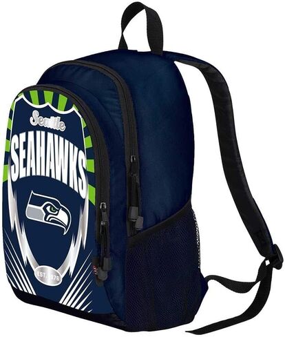 حقيبة ظهر Northwest NFL Seattle Seahawks Backpacklightning، ألوان الفريق، مقاس واحد in Kuwait