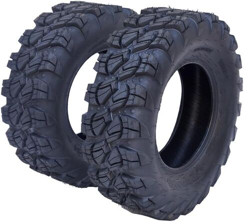 GARVEE ATV/UTV Tires AT25x8-12-6PR TL ATV Tires, 2 New 25x8x12 All Terrain ATV UTV Off-Road Tires(Set of 2, Tubeless) in Saudi Arabia