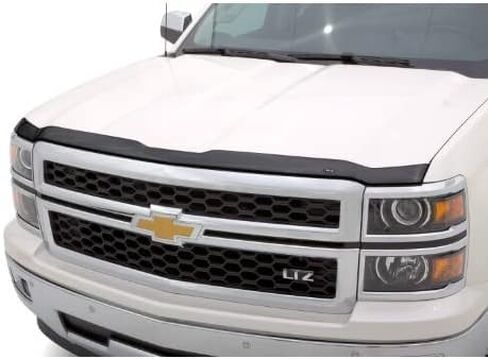 Auto Ventshade [AVS] Aeroskin Hood Protector | 2003 - 2005 Silverado 1500, 2003 - 2004 Silverado 2500 & 3500, Low Profile/Flush - Smoke | 322024 in Saudi Arabia