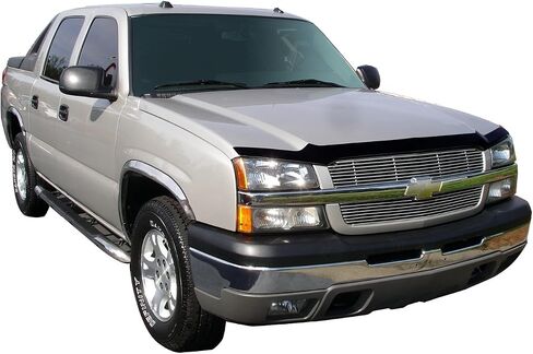 Auto Ventshade [AVS] Aeroskin Hood Protector | 2003 - 2005 Silverado 1500, 2003 - 2004 Silverado 2500 & 3500, Low Profile/Flush - Smoke | 322024 in Saudi Arabia