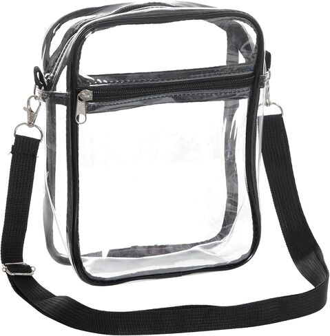 حقيبة شفافة تمر بالجسم، حقيبة محفظة شفافة معتمدة من PVC للنساء للرياضات الخارجية in Kuwait