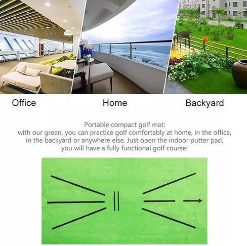 Golf Training mats, Golf mats Showing Swing Path, Golf Practice Stroke aids, Indoor/Outdoor Golf Practice Grass mats in Saudi Arabia