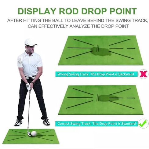 Golf Training mats, Golf mats Showing Swing Path, Golf Practice Stroke aids, Indoor/Outdoor Golf Practice Grass mats in Saudi Arabia