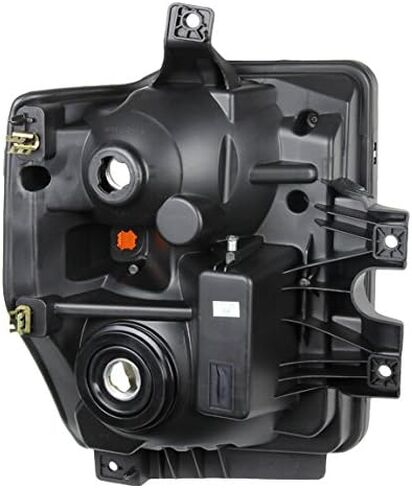 DNA MOTORING HL-OH-FSUPER08-BK-AM Black Amber Headlights Replacement Compatible with 08-10 F-250 / F-350 / F-450 / F-550 Super Duty in Kuwait