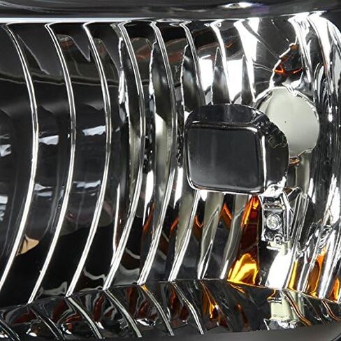 DNA MOTORING HL-OH-FSUPER08-BK-AM Black Amber Headlights Replacement Compatible with 08-10 F-250 / F-350 / F-450 / F-550 Super Duty in Kuwait