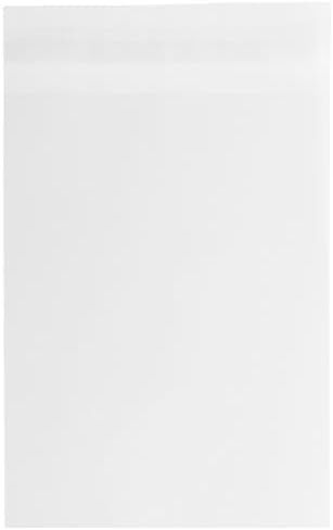 JAM PAPER Clear Cello Sleeves with Self Adhesive Closure - 100 Per Pack - 9 1/4 x 12 1/4 in Saudi Arabia