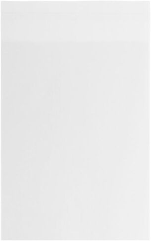 JAM PAPER Clear Cello Sleeves with Self Adhesive Closure - 100 Per Pack - 9 1/4 x 12 1/4 in Saudi Arabia