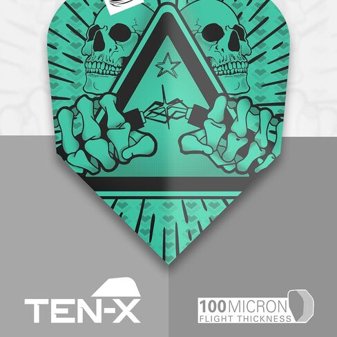 لعبة رمي السهام Rob Cross Ink Design Ten-X Dart Flight - مجموعة من 3 مجموعات (9 في المجموع) in Saudi Arabia