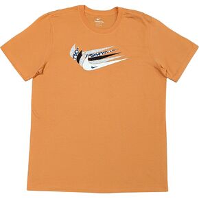 Nike Men's Sportswear Swoosh T-Shirts (X-Large, Coral Orange (Multi-Swoosh))